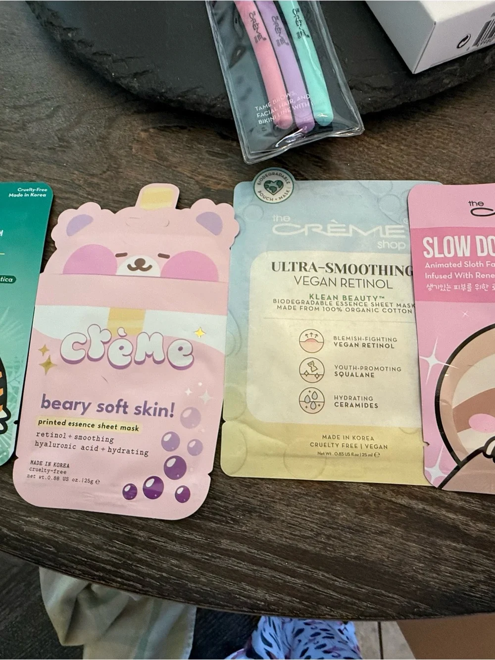 The Crème Shop Pink Bear Facial Cleansing & Firming Massager